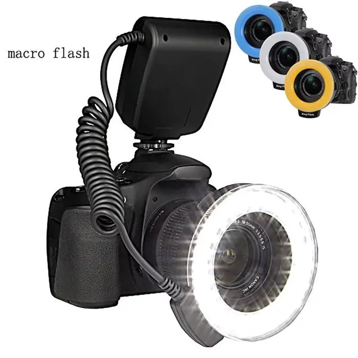 Fotopal RF-550D Macro LED Anneau Flash avec 8 Adaptateur Anneau pour IL Nikon Pentax Olympus Panason