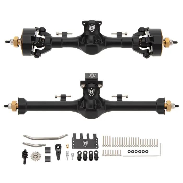 Essieux isocinétiques en métal MEUS Racing SCX24 V3 +9MM avec CVD en 3 sections pour Axial 1/24 SCX2