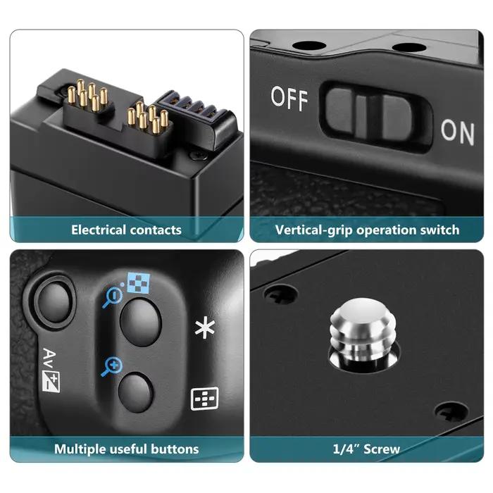 Neewer BG-E8 poignée de batterie de remplacement pour appareils photo reflex Canon EOS 550D 600D 650