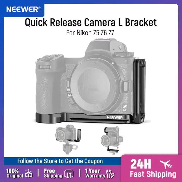 NEEpacks-Appareil photo à dégagement rapide en L, compatible avec Nikon Z5, Z6, Z7, Z6 II, Z7 II, pl