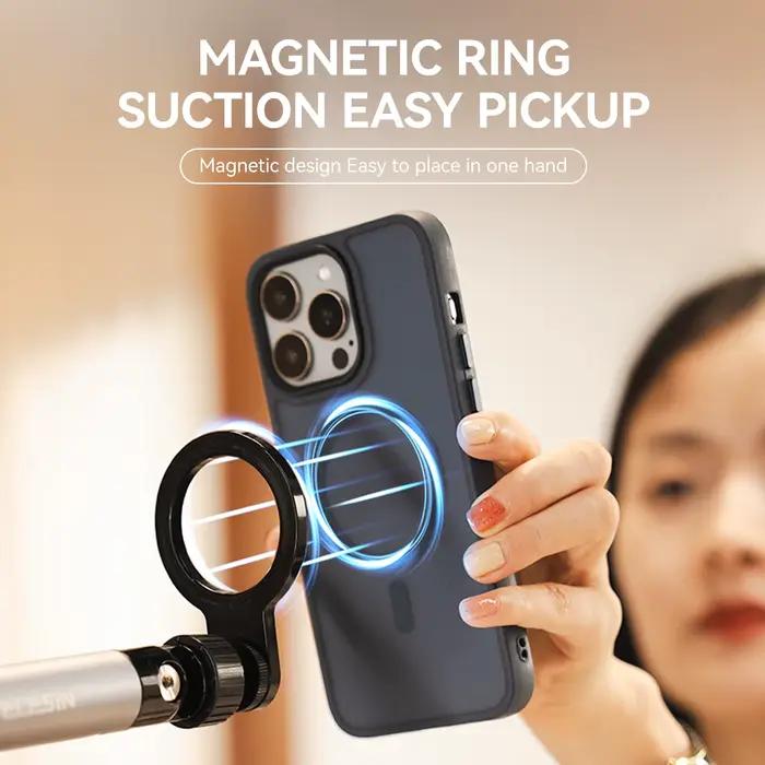 TELESIN universel magnétique téléphone portable dégagement rapide photographie support de support en