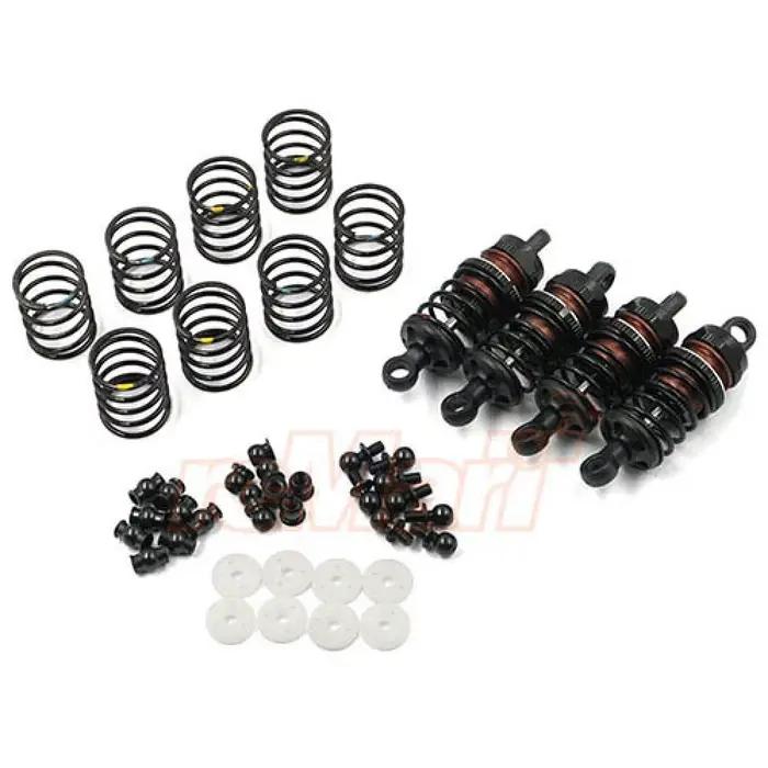 Yeah Racing Ensemble d'amortisseurs en aluminium Big Bore Go 50/55/65mm 4 pièces pour voiture de tou