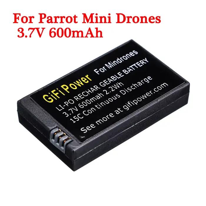 Batterie Lipo de remplacement 3.7V 600mAh 15C pour Mini Drones Parrot Mambo Jumping Sumo et Rolling