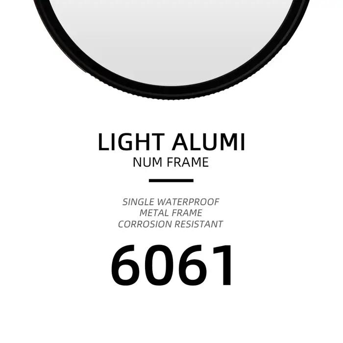 7Artisans-Filtre à brouillard noir, cadre ultra fin, verre optique AGC, revêtement MRC, 1/2mm, 1/4mm