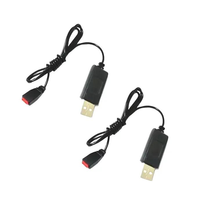 SYMA Drone câble de chargeur USB 2Pack 3.7V 1S cordon de charge de remplacement pour X21 X26 X5HW X5