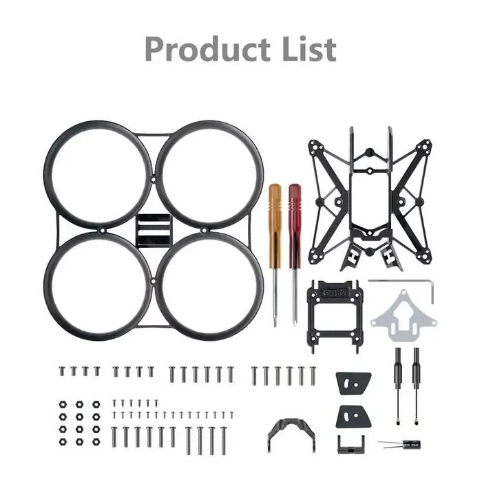 Cadre gerpc GEP-DS20 2 pouces mini Drone cadre quadrirotor pour FPV Freestyle 2 pouces Cinewhoop Dar