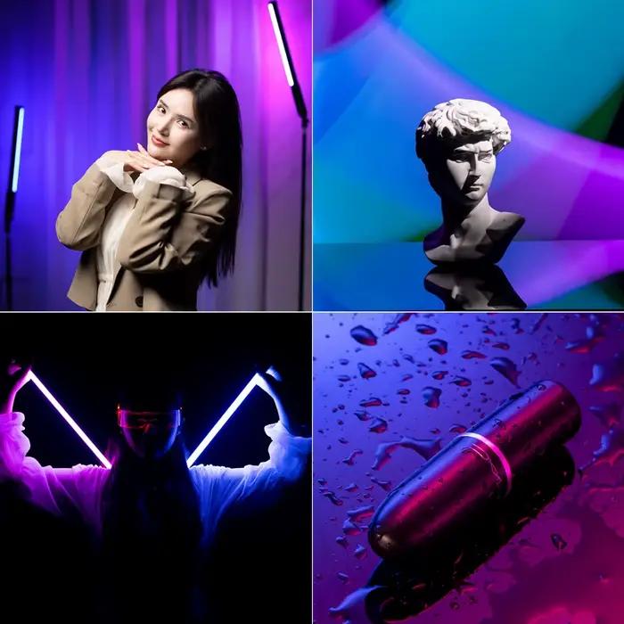 Ulanzi VL119 RGB Tube lumineux LED portable lumière vidéo baguette bâton coloré lumière CRI 95 + 250