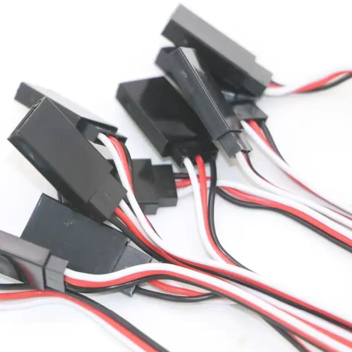 10 pièces 100mm/150mm/200mm/300mm/500mm RC Servo rallonge câble fil plomb JR pour hélicoptère Rc Dro