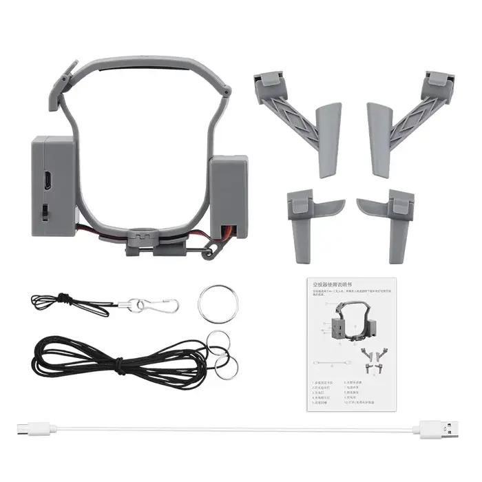 BRDRC LED système de contrôle Airdrop pour DJI Air 3S/Air 3 lanceur de Drone appât de pêche/bague de