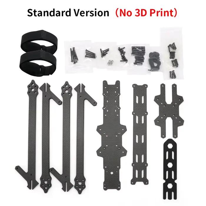 XL10 V6 10 ''420mm empattement super longue portée HD True-X Kit de cadre en carbone pour Drone RC u