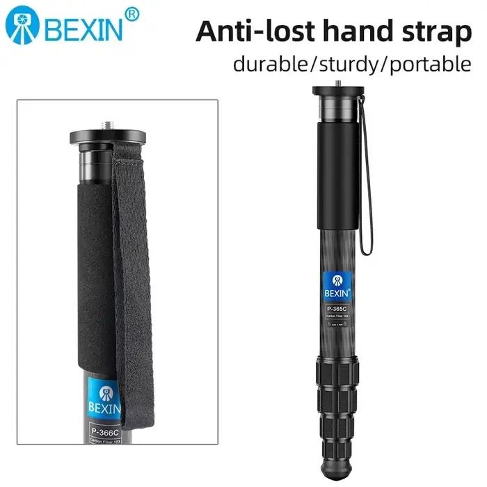 BEXIN nouveau monopode en Fiber de carbone voyage tir téléphone Portable support Selfie en direct mo