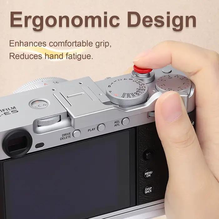 Haoge poignée de pouce en métal pour appareil photo Fujifilm X-E5 accessoires numériques xe5 chaussu