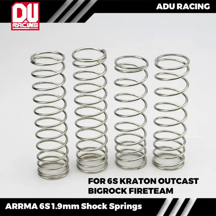 ADU Racing – ressorts de choc rigides 1.9mm, pour ARRMA 6S Kraton Outcast Big Rock Fireteam ARA33078