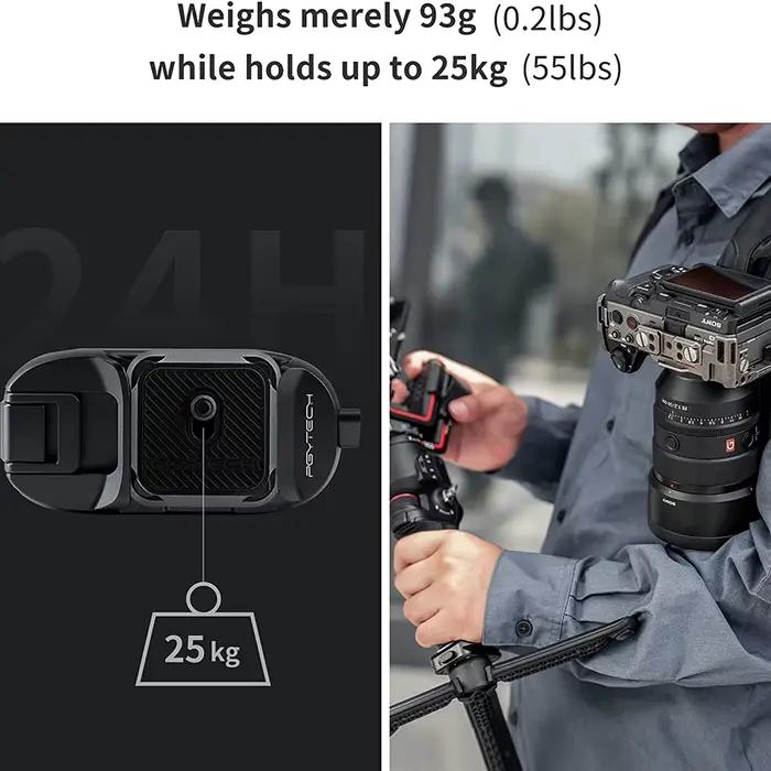 IcalYTECH-réinitialisation pour appareil photo Beetle avec plaque, système de dégagement rapide pour