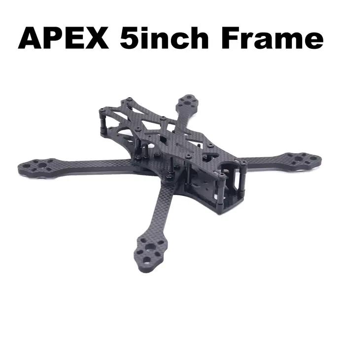 Kit de châssis de drone FPV APEX 5 pouces en fibre de carbone, drone de course quadricoptère freesty