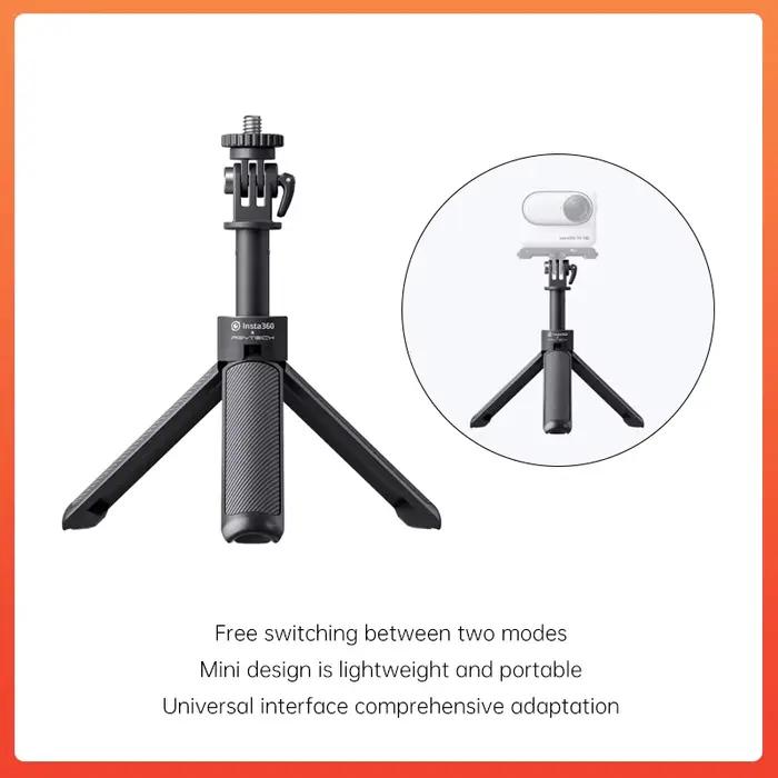 Trépied, trépied et bâton selfie Insta360 Mini 2 en 1 d'origine tout en un. Petit et léger pour les