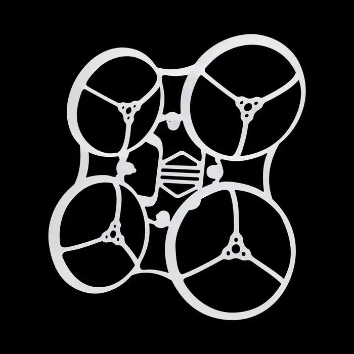 Nouveau cadre de course sans balais NewBeeDrone Cockroach 75mm LiteAF pour drone FPV de course Blanc