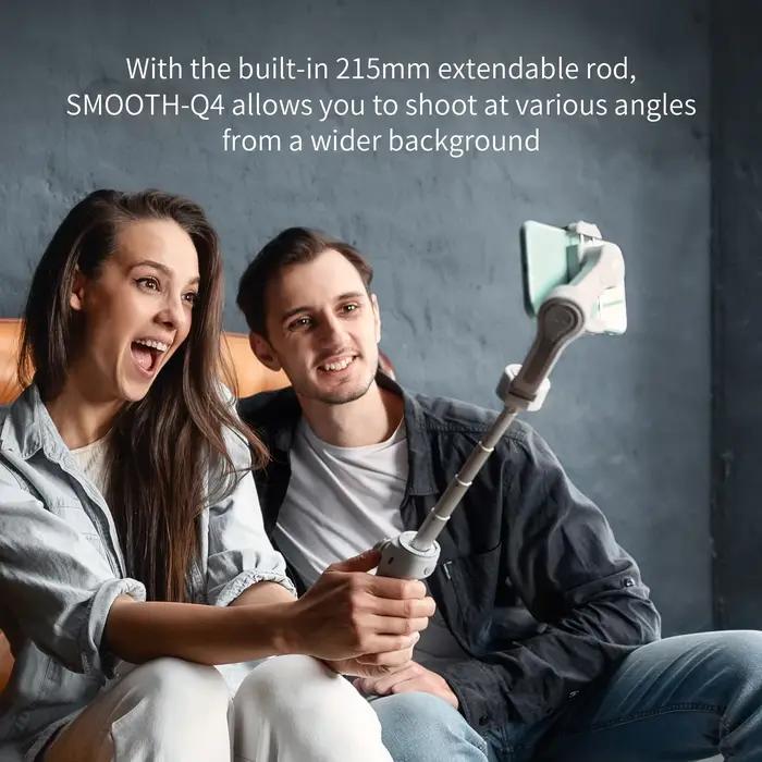 ZHIYUN-Cardan de téléphone officiel lisse Q4 pour iPhone 15 pro max/HUAWEI/Samsung/Xiaomi, stabilisa