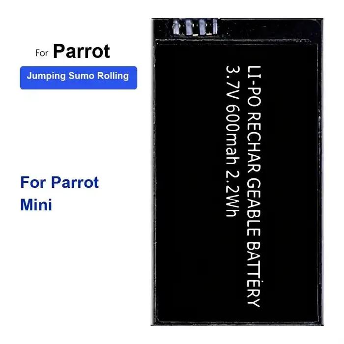 Batterie de drone miniature stable pour Parrot Mini Jumping Sumo Rolling 600mAh, remplacement de qua