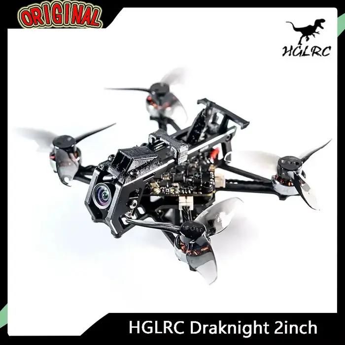 HGLRC 2025 Nouveau Drone FPV Draknight 2 pouces 91,8 mm Toothpick avec SPECTER12 ES2-4S AIO 400mW VT