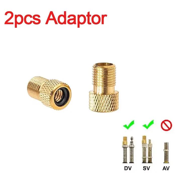 Adaptateur de convertisseur de pompe de Valve de vélo, 2 à 8 pièces, adaptateur de gonflage de buse