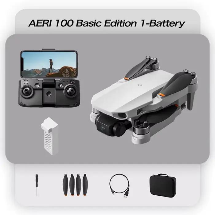 Drone AERI 100 avec positionnement par flux optique, moteur brushless, photographie aérienne haute d