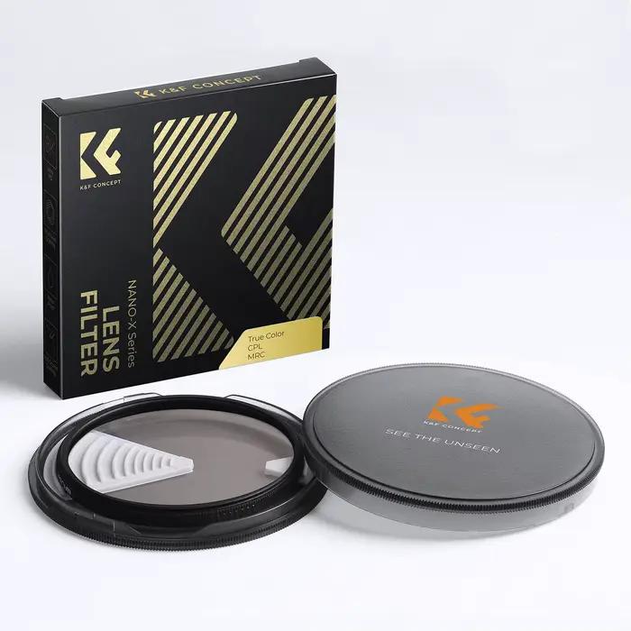 K & F Concept Character-X True document CPL Filter, 49mm, 58mm, 67mm, 72mm, 77mm, 82mm, Yelling part