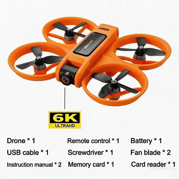 Drone professionnel S156 avec caméra 8K, WiFi 5G FPV, écran de contrôle à distance et évitement d'ob