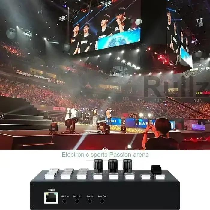Commutateur de centre vidéo HDMI multi-caméras 4 canaux, capture vidéo, diffusion en direct, PGM Sea