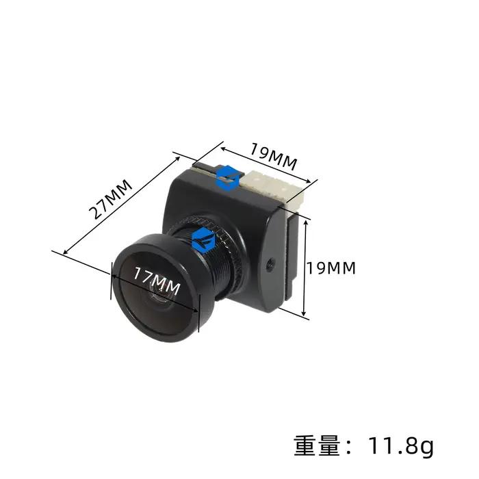 Caméra FPV à Vision nocturne 19 mm - 5,8 G analogique pour le vol à faible luminosité, améliorée pou