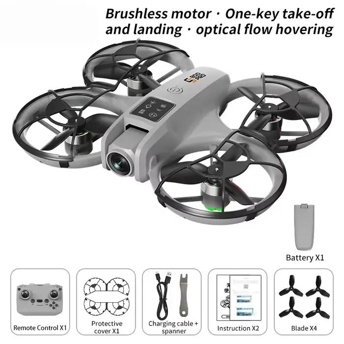 360 ° Protection évitement d'obstacles écran 4,5 pouces télécommande quadrirotor 2.4G flux optique