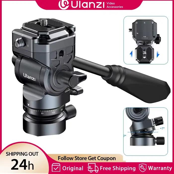 Tête vidéo fluide à dégagement rapide Ulanzi EH12 F38 360 ° Inclination panoramique de la tête de