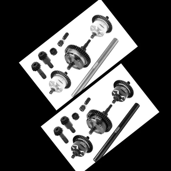 GPM Acier au carbone + 7075Alu Différents complets avant, centre et arrière Mini Maxx Mini XRT