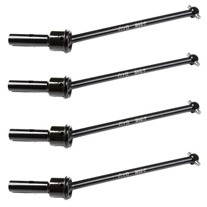 GTBRacing 1/5 RC voiture Losi 5IVE T pièces en acier avant arrière Joint universel arbre de transmis