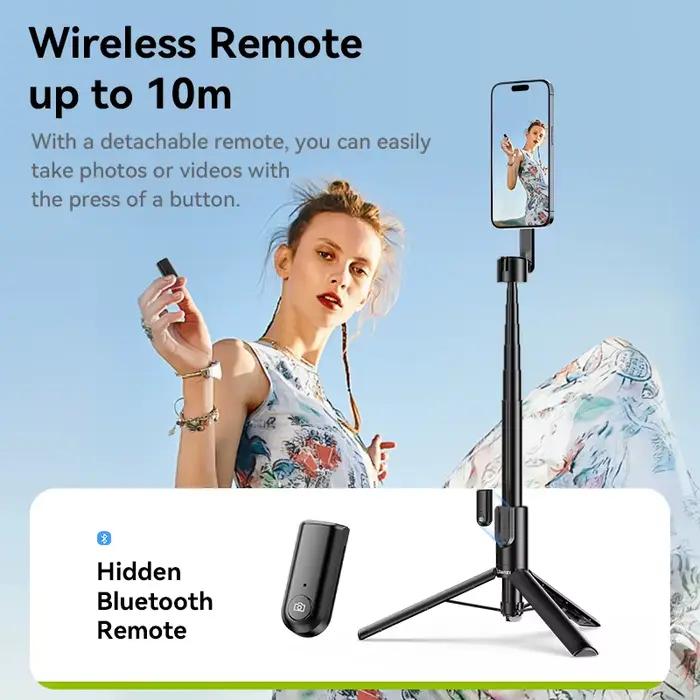 Ulanzi MG-003 Pro trépied de perche à Selfie de téléphone magnétique 1.36m trépied de Selfie extensi