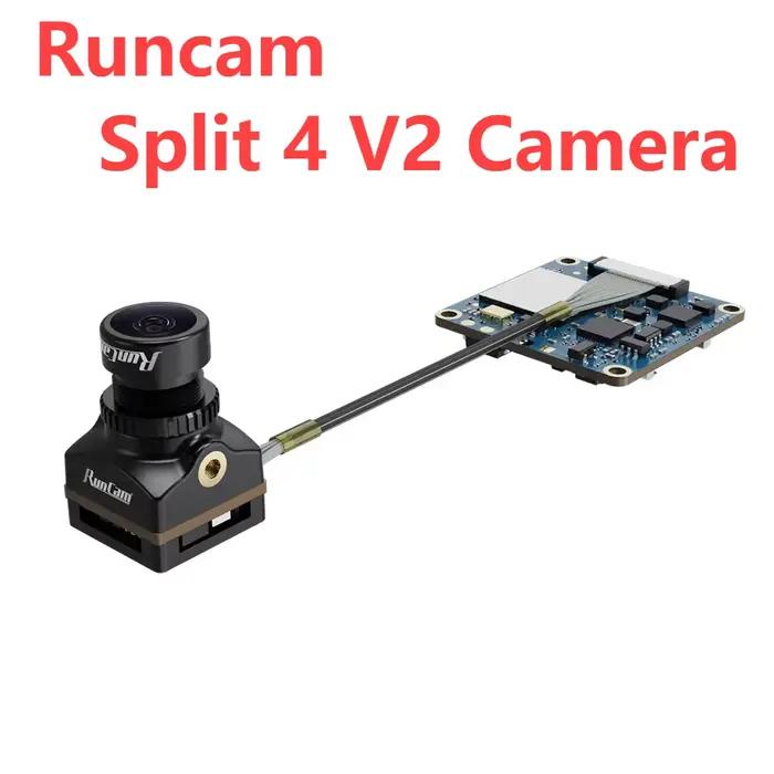 RunCam Split 4 V2 4K FPV Caméra 13MP Capteur Format de fichier MP4 pour l'enregistrement de course d