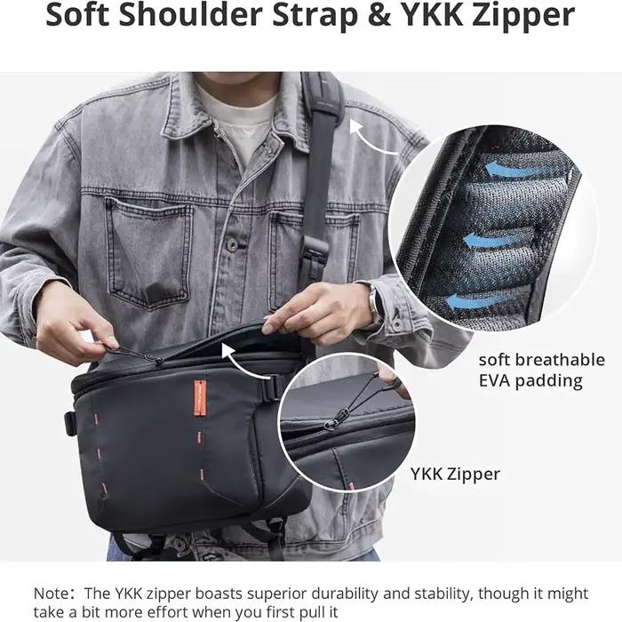 PGYTECH-Sac à bandoulière OneMo pour appareil photo reflex numérique et sans miroir, sac de photogra