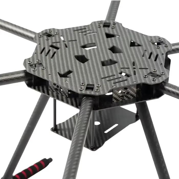 Kit de châssis d'hélicoptère hexacoptère F850 entièrement en fibre de carbone, 850 mm, pliable, comp