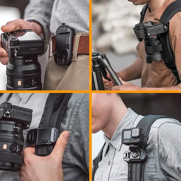 IcalYTECH-réinitialisation pour appareil photo Beetle avec plaque, système de dégagement rapide pour
