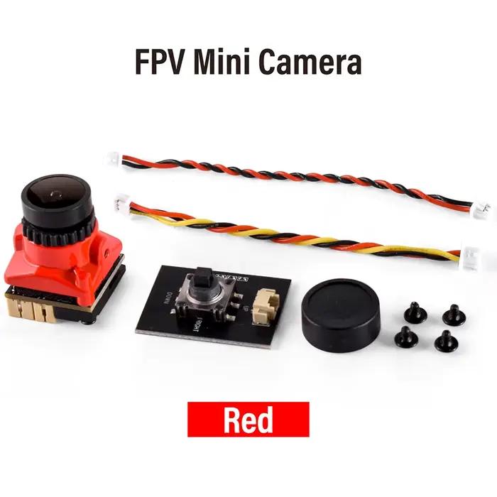 Caméra FPV 1800TVL 5MP 2.1mm 1/8 pouce avec capteur Starlight 5V-40V NTSC/PAL et OSD intégré pour dr