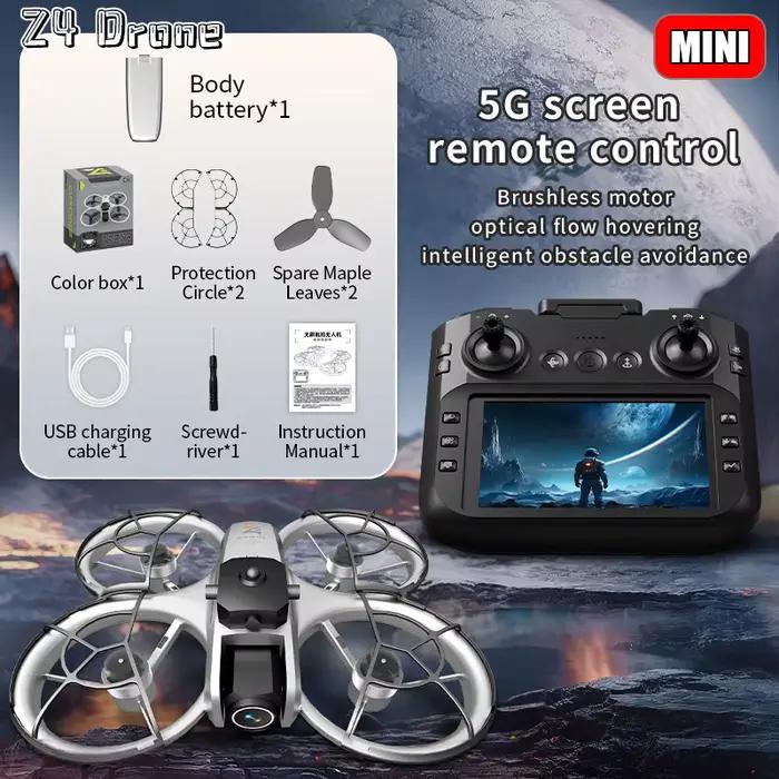 Nouveau Drone Z4 2026 8K WIFI Professionnel HD pour Photographie Aérienne, Quadricoptère avec Double