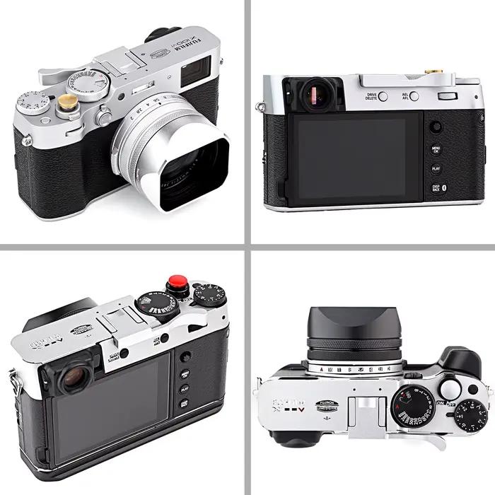 Haoge THB-X2S Métal Alicante Chaude Pouce Up AssistHand Grip pour Fujifilm Fuji X100VI X100V Caméra