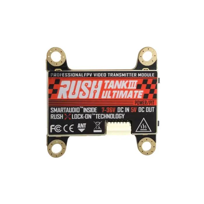 RUSHFPV RUSH Tank III Ultimate VTX 5.8G 48CH RaceBand Pitmode 25mW 200mW 500mW 800mW VTX FPV réglabl
