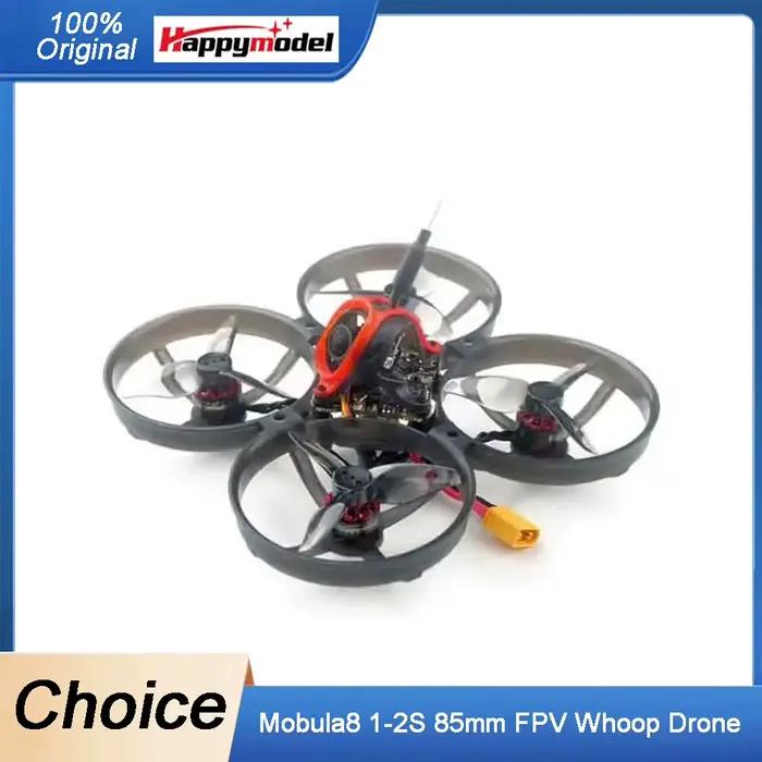 Drone Mobula8 Micro FPV Whoop 85 mm, 1-2S avec contrôle de vol X12, moteur 1103, récepteur VTX et EL