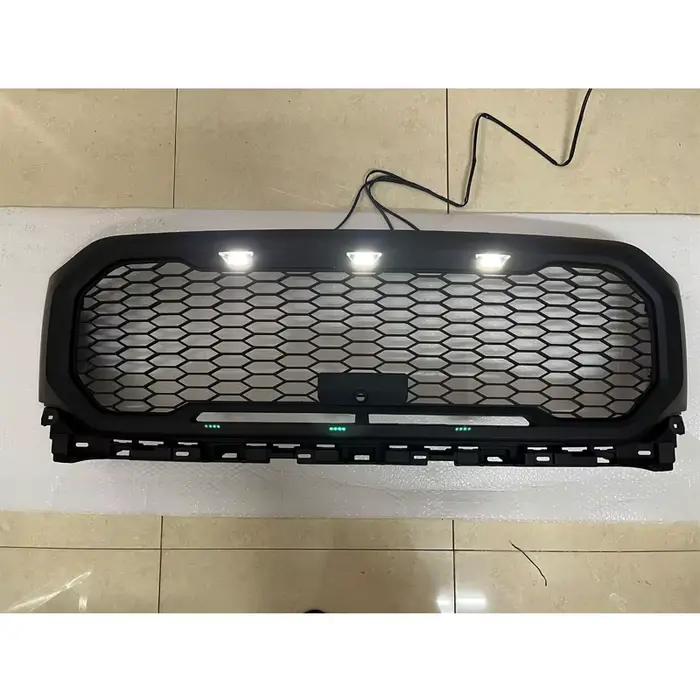 Pour Ford F150 2022 Racing Grill F-150 2021 Grilles avant Style Raptor Grilles de pare-chocs maille