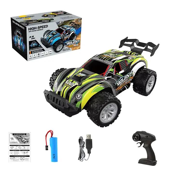 Voiture de drift RC à deux roues motrices, voiture de course électrique télécommandée, jouets de cam
