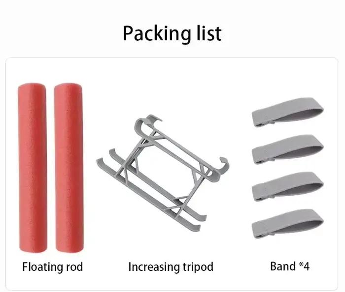 Kit de flotteur de dérapage d'atterrissage, Extension pour Drone DJI Mini 3/Mini 3/4 PRO, train d'at