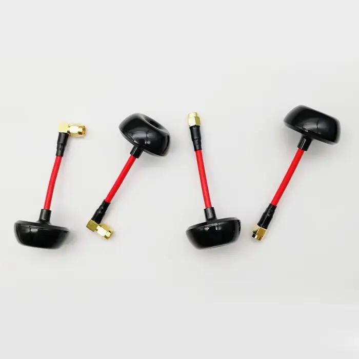 Antenne champignon omnidirectionnelle 5.8G 3dBi TX/RX RHCP FPV SMA RP-SMA mâle pour Drone de course