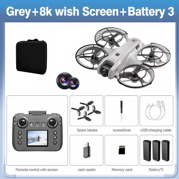 Drone professionnel V666 authentique avec WIFI 5G, évitement d'obstacles, moteur brushless, mode alt