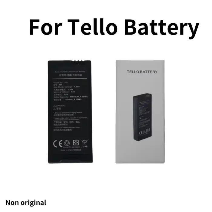 Batterie de remplacement pour importateur Tello, capacité 1100mAh, tension 3.8V, nouveaux accessoire